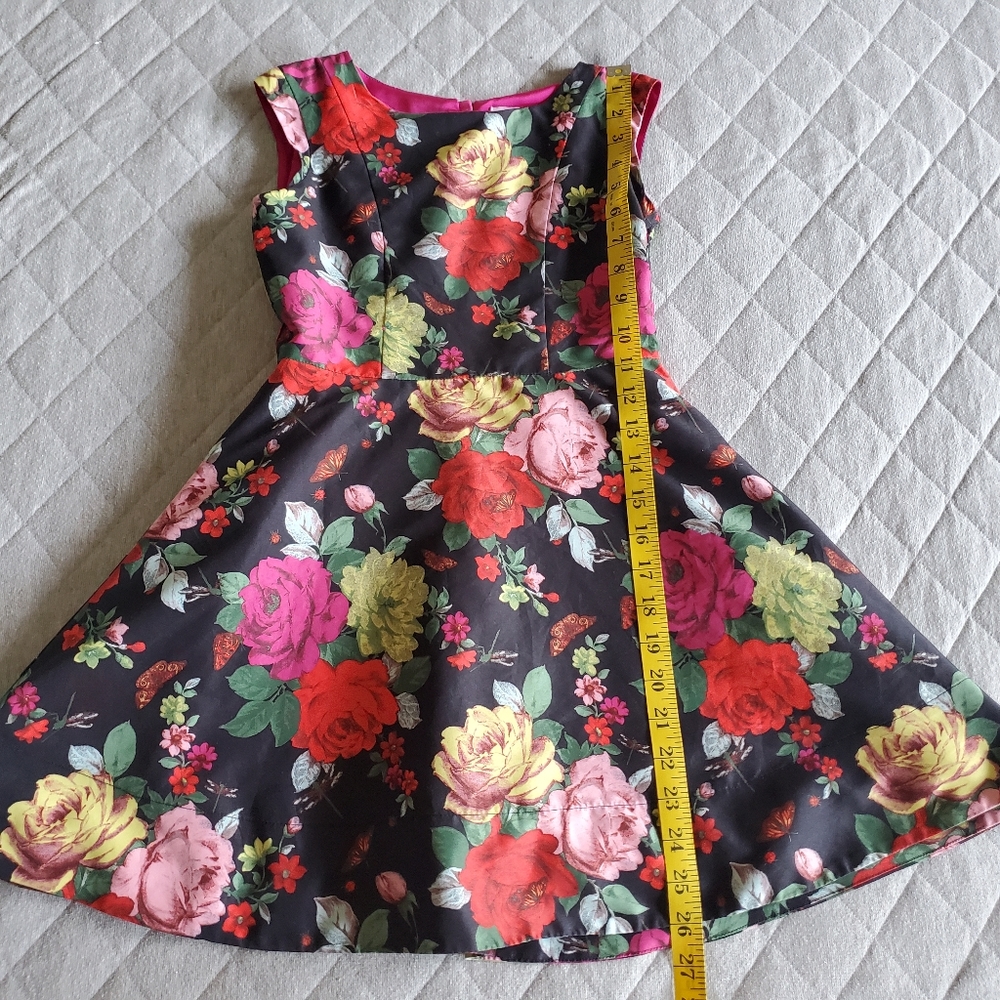 Baker by Ted Baker girls floral dress
 Size 7 - Picture 12 of 12